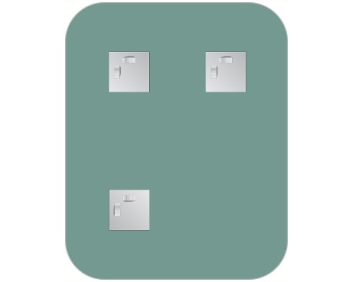 Зеркало Evoform Primary 50х40 BY 0124 со шлифованной кромкой