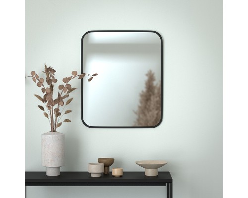 Зеркало Evoform Colora 60х50 BY 0433 с окантовкой - Черный цвет