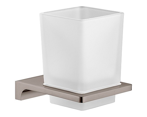 Стакан для зубных щеток Rav Slezak Nil NLA0201MGL Серый металлик глянцевый