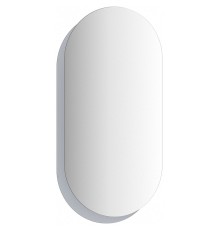 Зеркало Evoform Double 124x65 на стеклянном основании - цвет Графит