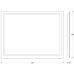 Зеркало Evoform Ledline 60x80 с подсветкой 24 W - без выключателя