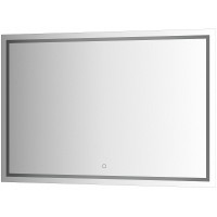 Зеркало Evoform Ledline 80x120 с подсветкой 35.5 W - сенсорный выключатель
