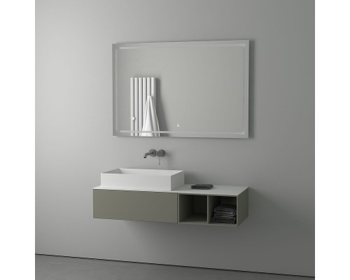 Зеркало Evoform Ledline 80x120 с подсветкой 35.5 W - сенсорный выключатель