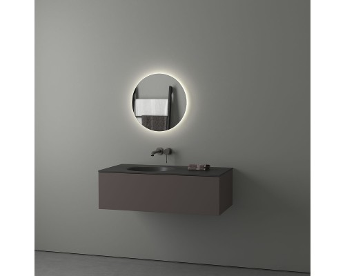 Зеркало Evoform Ledshine d50 с подсветкой 12 W - без выключателя - нейтральный белый свет