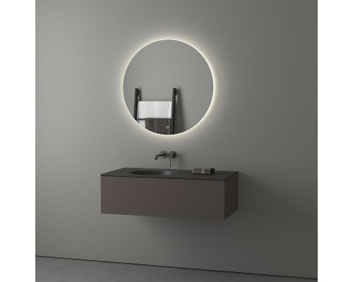 Зеркало Evoform Ledshine d80 с подсветкой 21 W - сенсорный выключатель - нейтральный белый свет