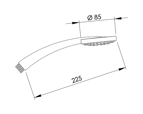 Ручной душ Remer 317MRX Хром
