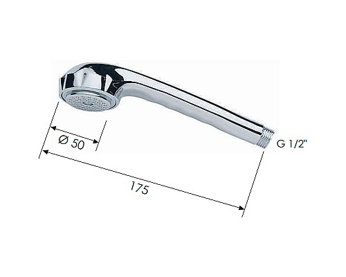 Ручной душ Remer 324CRX Хром