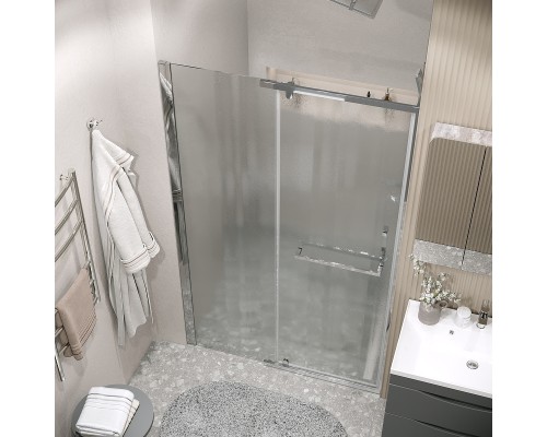 Душевая дверь Grossman Pragma 100 100.K33.03.100.10.02 профиль Хром стекло шиншилла