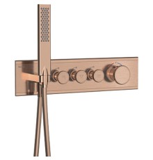 Смеситель для душа Teska Shine SH3009 с термостатом Розовое золото