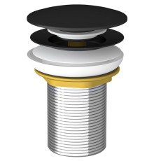 Донный клапан Teska PP1008 click-clack Черный матовый