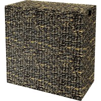 Корзина для белья WasserKRAFT Fulda WB-520-L с крышкой Коричневая