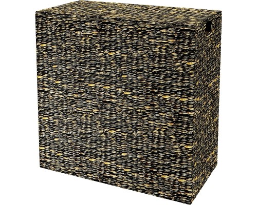 Корзина для белья WasserKRAFT Fulda WB-520-L с крышкой Коричневая