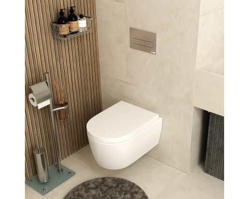 Инсталляция WasserKRAFT Aller 10TLT.010.ME.BN03 для унитаза с клавишей смыва Никель