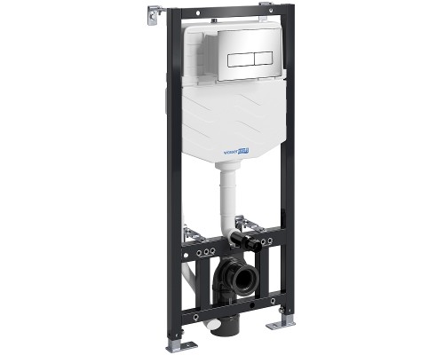 Инсталляция WasserKRAFT Aller 10TLT.010.ME.CH03 для унитаза с клавишей смыва Хром