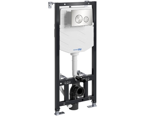Инсталляция WasserKRAFT Aller 10TLT.010.ME.BN02 для унитаза с клавишей смыва Никель