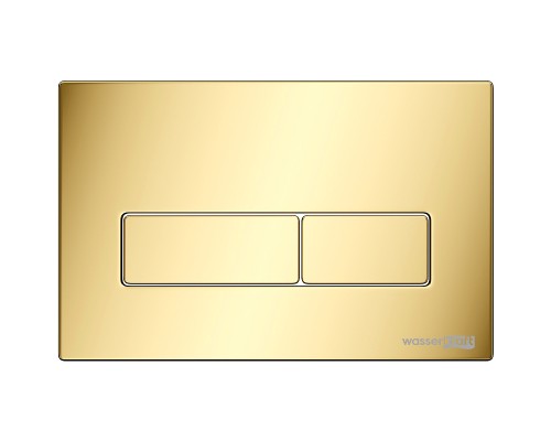 Смывной бачок WasserKRAFT Aller 10TLT.031.ME.PG03 для унитаза с клавишей смыва Золото