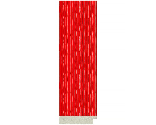 Зеркало Evoform Definite 57х47 BY 3900 в багетной раме - Красная волна 89 мм