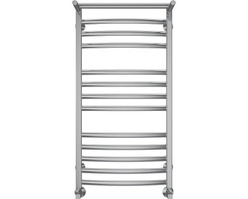 Водяной полотенцесушитель Terminus Енисей П13 500х1000 4670078529572 с полкой Хром, нижнее подключение, G 1/2" ВР, с угловым соединением