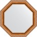 Зеркало Evoform Octagon 52х52 BY 3724 в багетной раме - Версаль бронза 64 мм