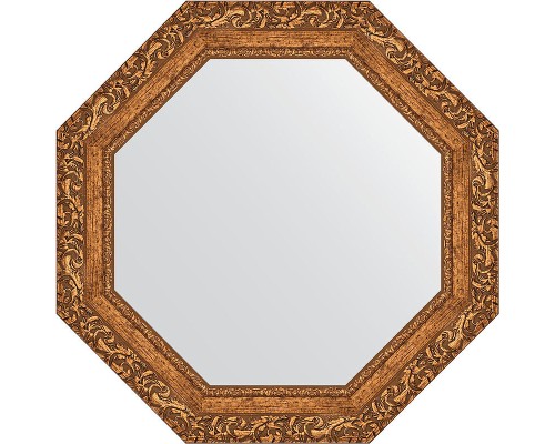 Зеркало Evoform Octagon 65х65 BY 3773 в багетной раме - Виньетка бронзовая 85 мм