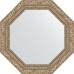 Зеркало Evoform Octagon 65х65 BY 3776 в багетной раме - Виньетка античное серебро 85 мм