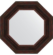 Зеркало Evoform Octagon 59х59 в багетной раме - Темный прованс 99 мм