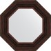 Зеркало Evoform Octagon 59х59 в багетной раме - Темный прованс 99 мм