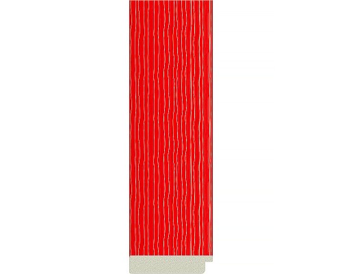 Зеркало Evoform Octagon 57х57 BY 3883 в багетной раме - Красная волна 89 мм