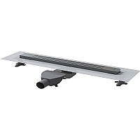 Душевой лоток Boheme Premium Trendy 80 983-80-GM с решеткой Оружейная сталь