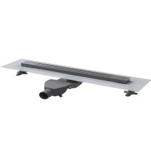 Душевой лоток Boheme Premium Trendy 80 983-80-GM с решеткой Оружейная сталь