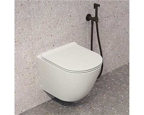 Унитаз Kerama Marazzi Sfera SF.wc.02 подвесной Белый глянцевый без сиденья Унитаз Kerama Marazzi Sfera SF.wc.02 подвесной Белый глянцевый без сиденья