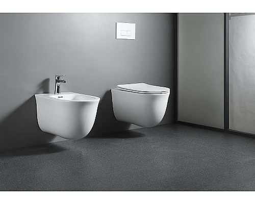 Унитаз Aquatek Классик AQ1112T-00 подвесной с сиденьем Микролифт