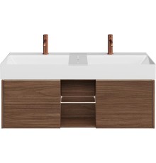Тумба под раковину Kerama Marazzi Grande 120 подвесная Структурированный орех