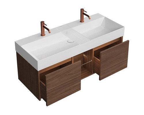 Тумба под раковину Kerama Marazzi Grande 120 GR.120.2\SNUT подвесная Структурированный орех