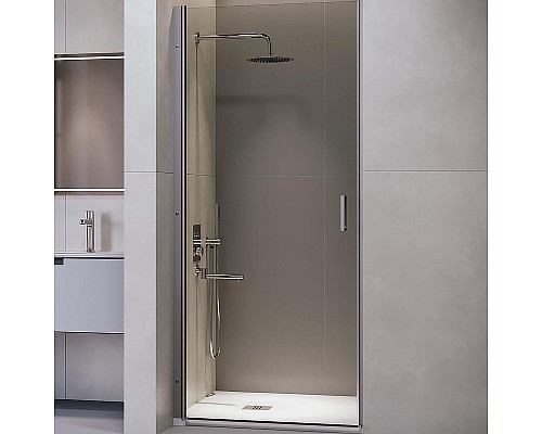 Душевая дверь RGW Leipzig LE-003-Gg 60 351200306-110 профиль Серый стекло прозрачное