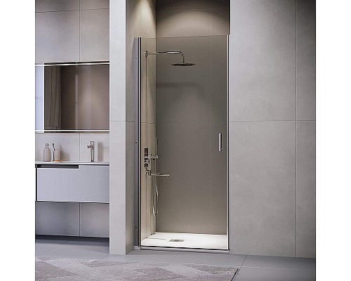 Душевая дверь RGW Leipzig LE-003-Gg 60 351200306-110 профиль Серый стекло прозрачное