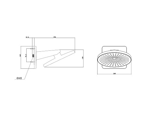 Душевая система Vincea Inspire VSFW-3I22MT5GM с термостатом Вороненая сталь