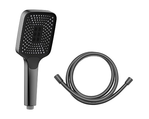 Душевая система Vincea Inspire VSFW-321MT1GM с термостатом Вороненая сталь