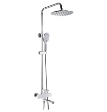 Душевая система Rose R21F Белая Хром