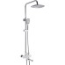 Душевая система Rose R21F Белая Хром
