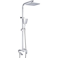 Душевая система Rose R15F Белая Хром