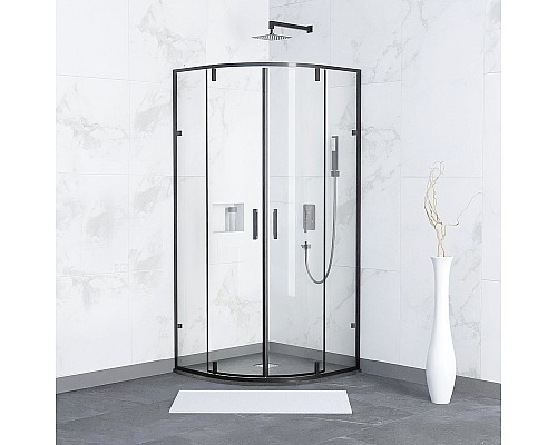 Душевой уголок RGW Classic CL-55B 90x90 72095599-14 профиль Черный стекло прозрачное