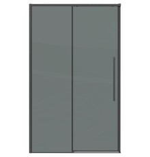 Душевая дверь Grossman Galaxy 100 100.K33.01.100.42.10 профиль Графит сатин стекло тонированное