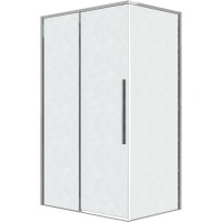 Душевой уголок Grossman Galaxy 130х90 профиль Хром стекло шиншилла