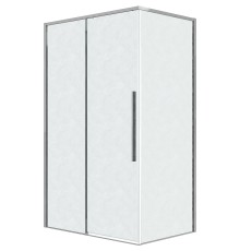 Душевой уголок Grossman Galaxy 130х90 профиль Хром стекло шиншилла