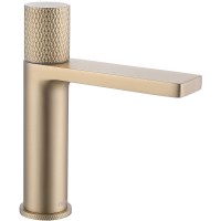 Смеситель для раковины Abber Rund AF8710G Золото матовое