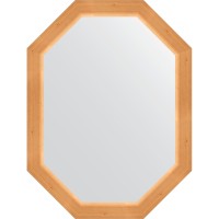 Зеркало Evoform Octagon 61х81 в багетной раме - Сосна 62 мм