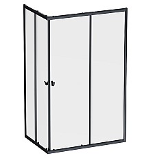 Душевой уголок AM.PM Sunny 120х80 W87G-403-12080-BT профиль Черный матовый стекло прозрачное