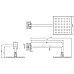 Верхний душ Gessi Emporio Shower 47286#299 Черный матовый