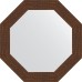 Зеркало Evoform Octagon 57х57 в багетной раме - Мозаика античная медь 70 мм